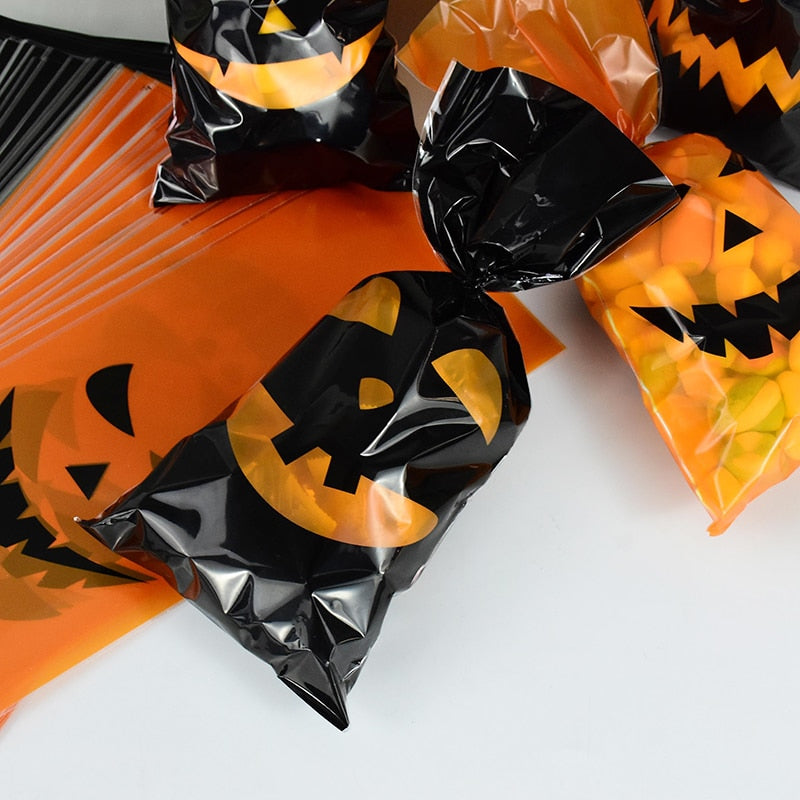 50Pcs Happy Halloween Candy Bag