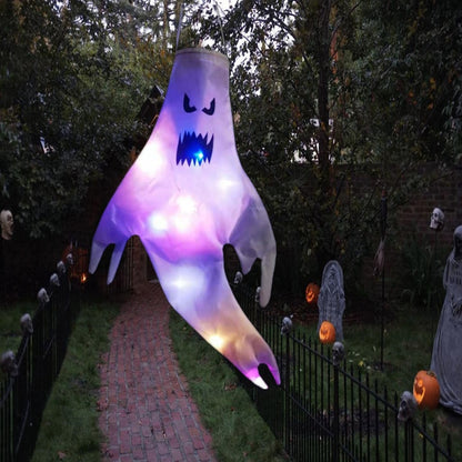 Large LED Halloween Outdoor Light Hanging Ghost