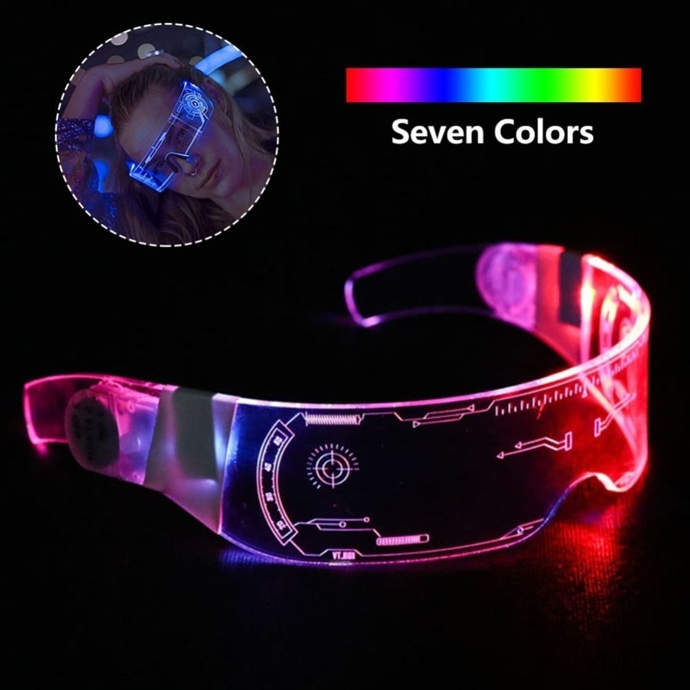 Colorful Luminous LED Glasses