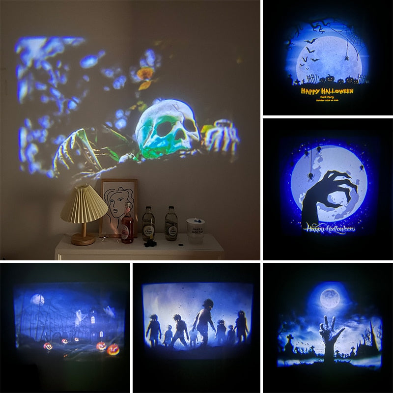 Halloween Wall Projection Lamp